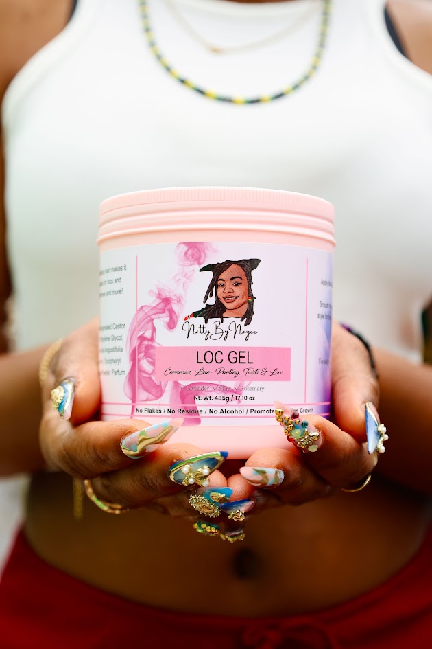 Natty By Nayee Loc & Braid Gel – Strong Hold & Shine for Locs and Protective Styles