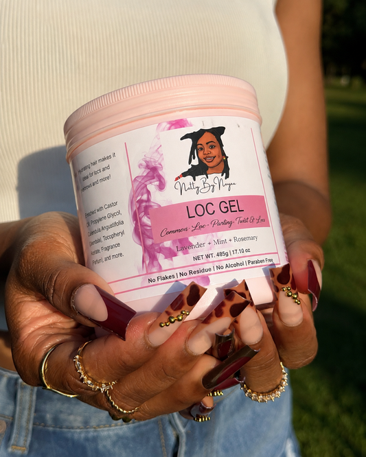 Natty By Nayee Loc & Braid Gel – Strong Hold & Shine for Locs and Protective Styles