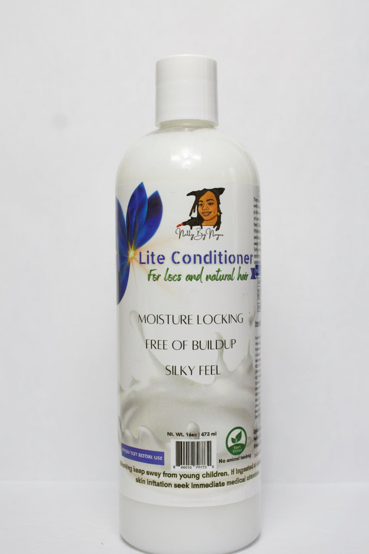 Natty B Nayee Light Conditioner For Locs and Natural Hair is perfect for restoring moisture into hair to  prevent dry scalp and brittle hair.