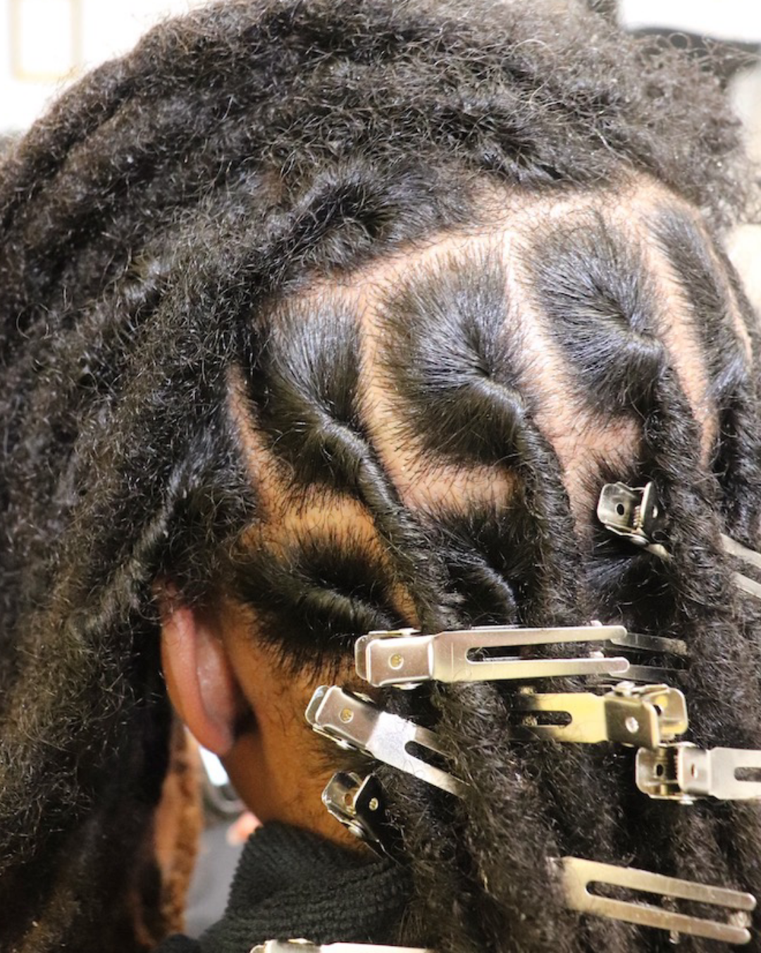 Slide-In Clips for Locs – Sectioning & Styling Clips (Metal)
