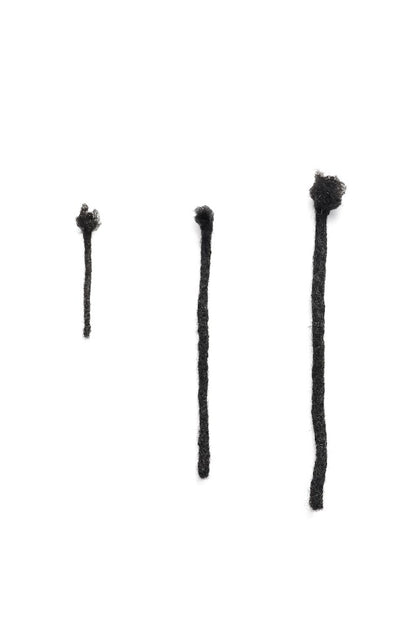 100% Human Hair Kinky Loc Extensions (10 Strands per bundle)