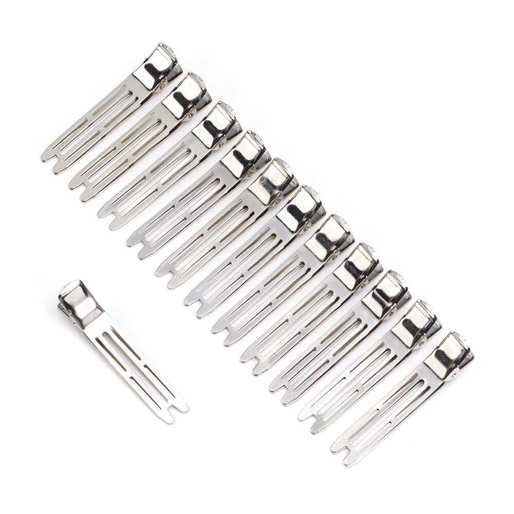 Slide-In Clips for Locs – Sectioning & Styling Clips (Metal)
