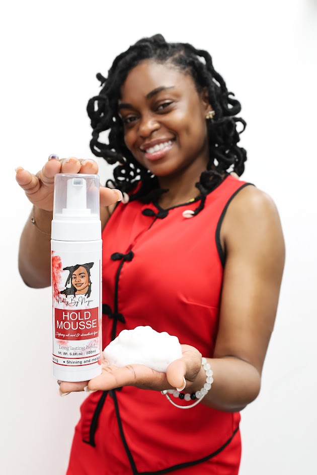 Natty By Nayee Hair Styling Mousse – Flake-Free Foam for Locs, Braids & Twists